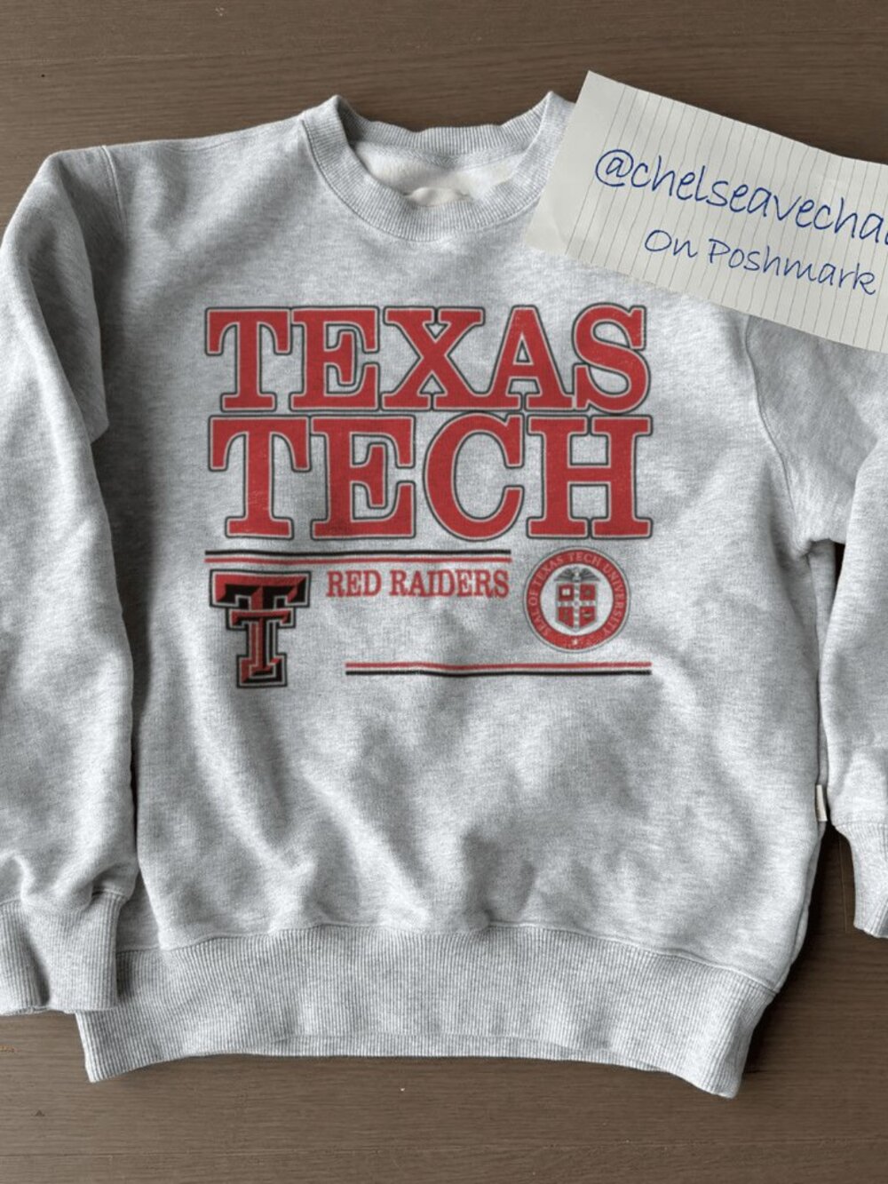 Vintage Texas Tech Red Raiders Sweatshirt, Retro 90s Texas Tech University Shirt
